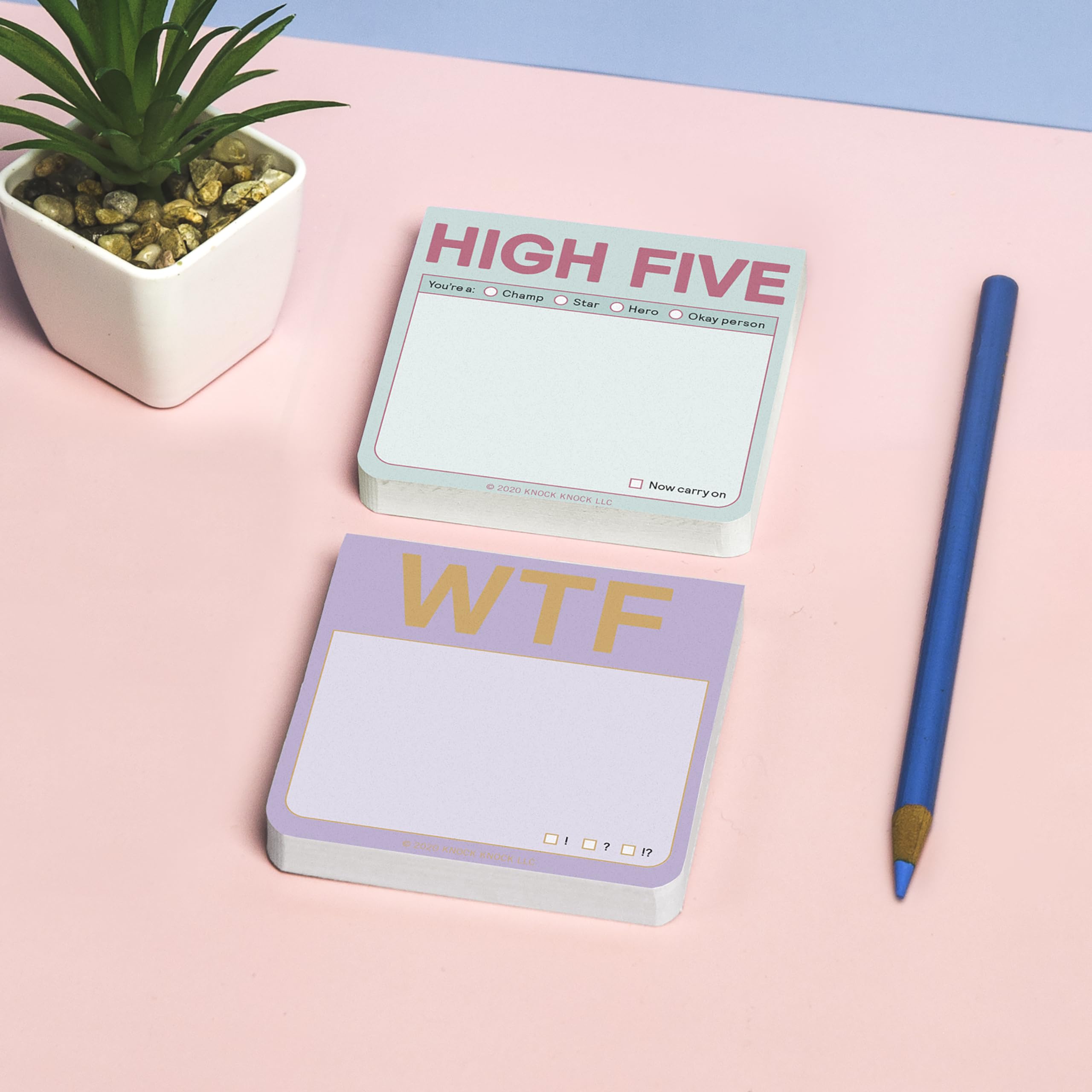 1-Count Knock Knock WTF to Do Sticky Note Pad, 3 x 3-inches (Pastel Edition) - Image 5