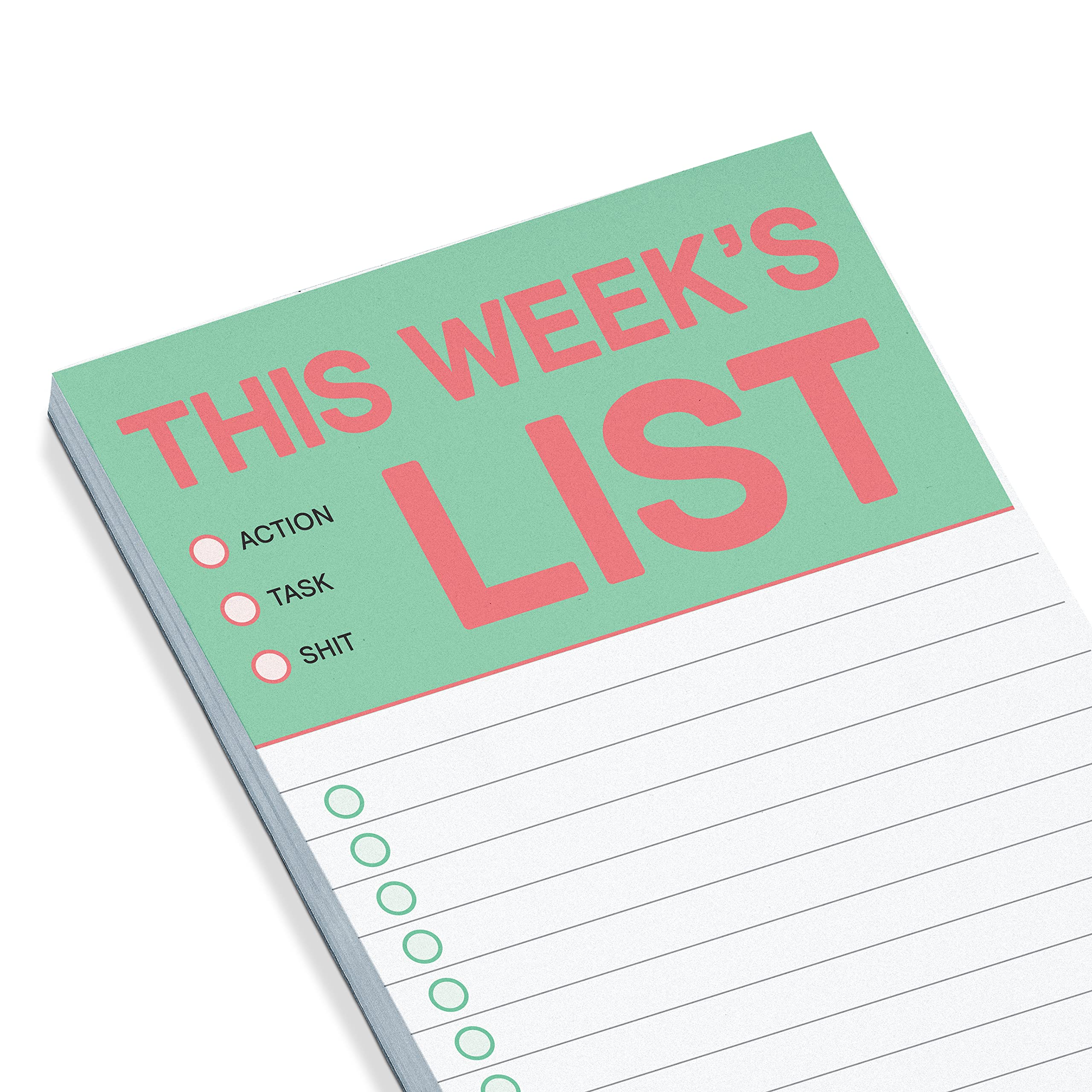 6-Count Knock Knock This Week's List Make-a-List Pads - Weekly Planner Pads & To Do Pads, 3.5 x 9-inches each - Image 4