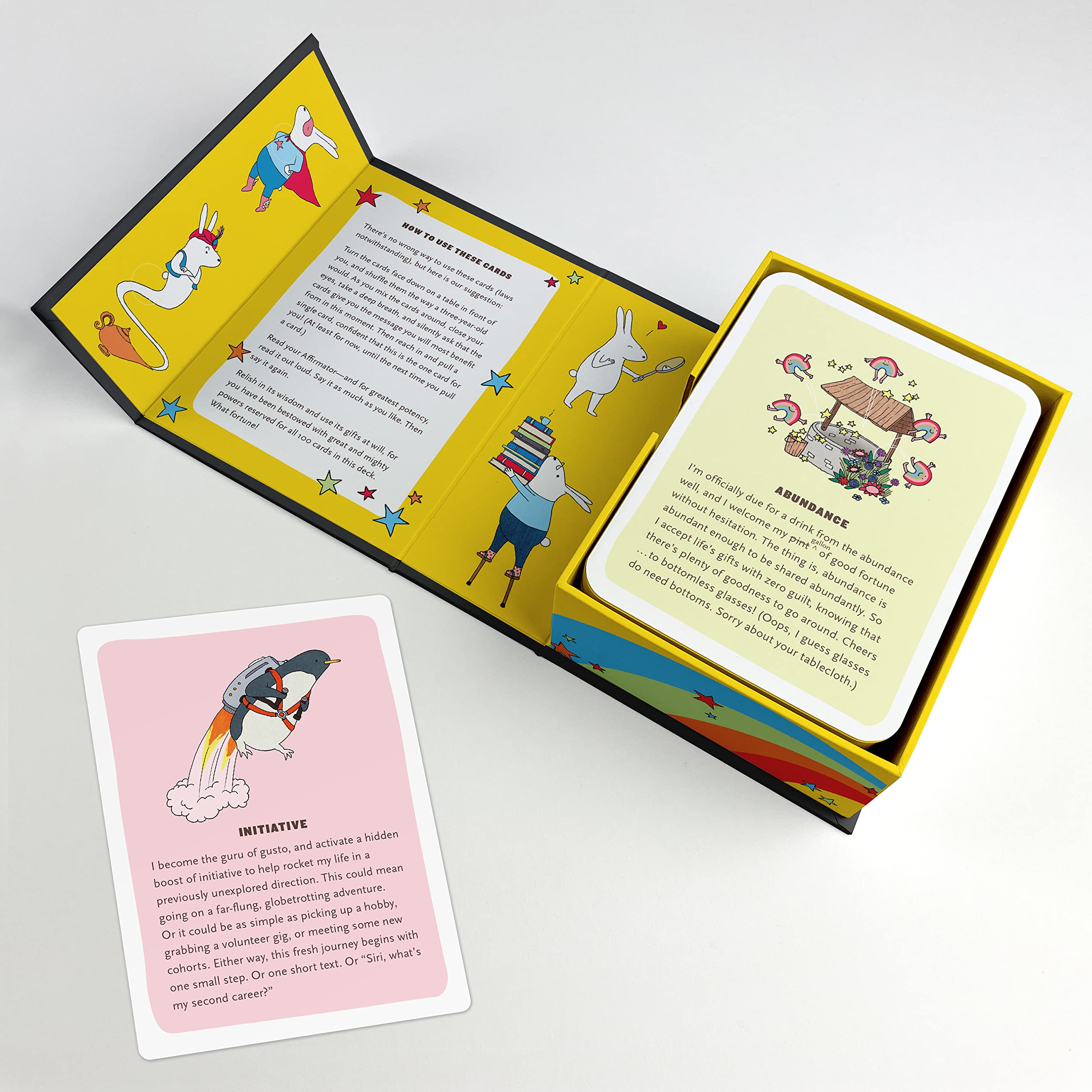 Affirmators! Deluxe Deck: 100 Affirmation Cards Deck - Affirmation Cards to Help You Help Yourself without The Self-Helpy-Ness - Image 3