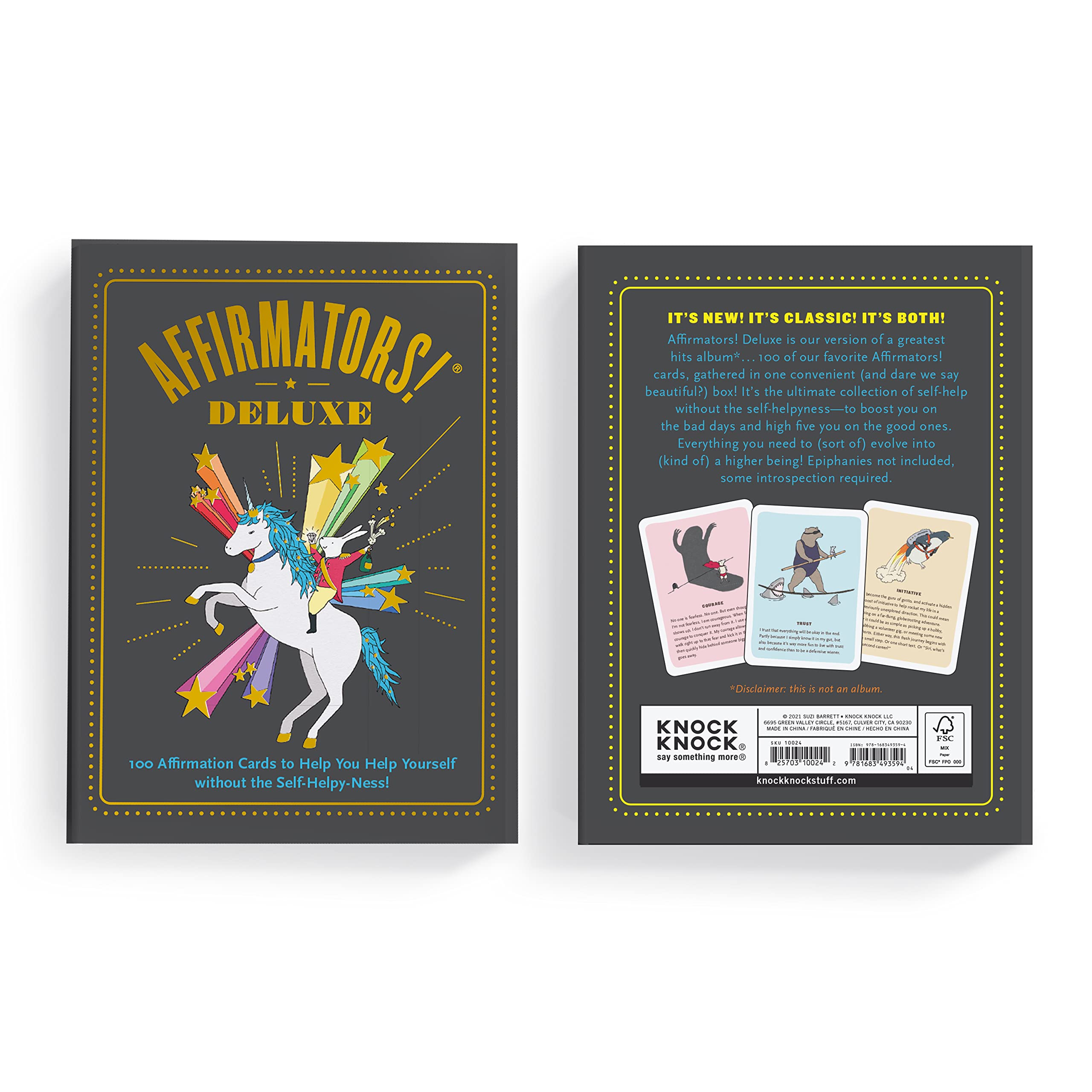 Affirmators! Deluxe Deck: 100 Affirmation Cards Deck - Affirmation Cards to Help You Help Yourself without The Self-Helpy-Ness - Image 4