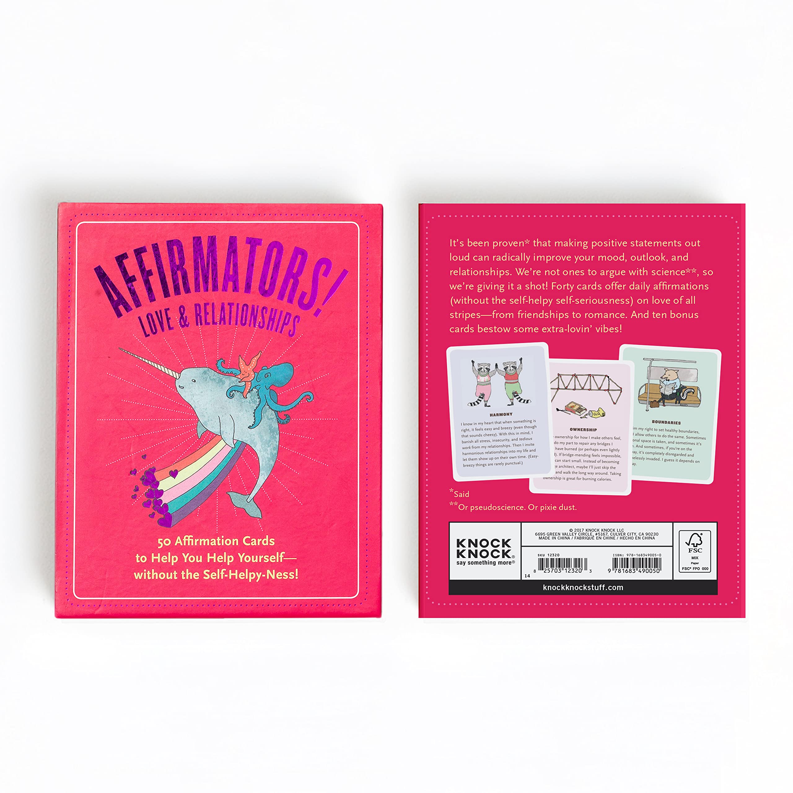 Affirmators! Love & Relationships Deck: 50 Affirmation Cards to Help You Help Yourself - Without the Self-helpy-ness! - Image 4