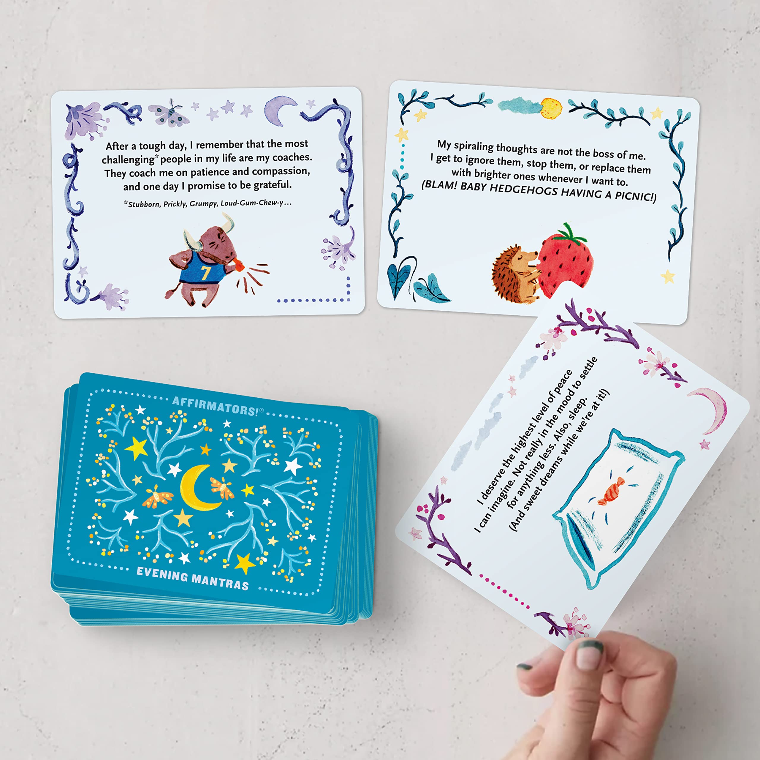 Affirmators! Mantras Evening Night Affirmation Cards Deck (30 Cards) - Image 5