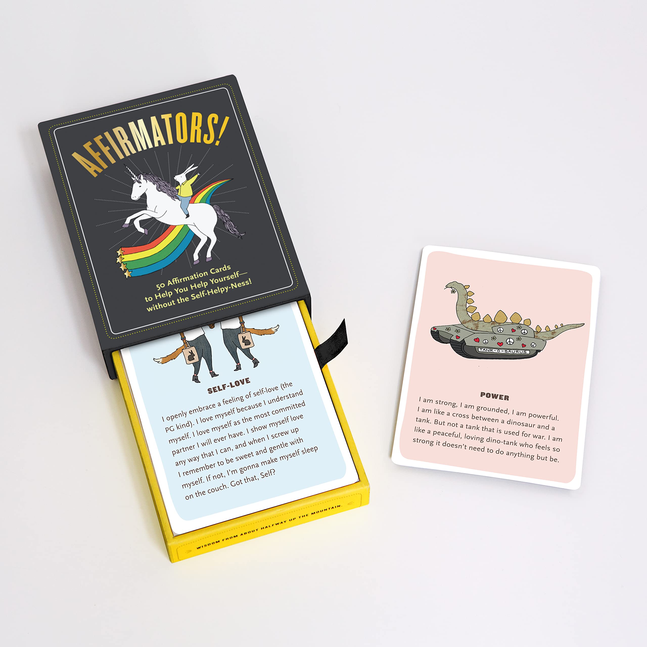 Affirmators! Original: 50 Affirmation Cards Deck For You Help Yourself without The Self-Helpy-Ness (50 Cards) - Image 3