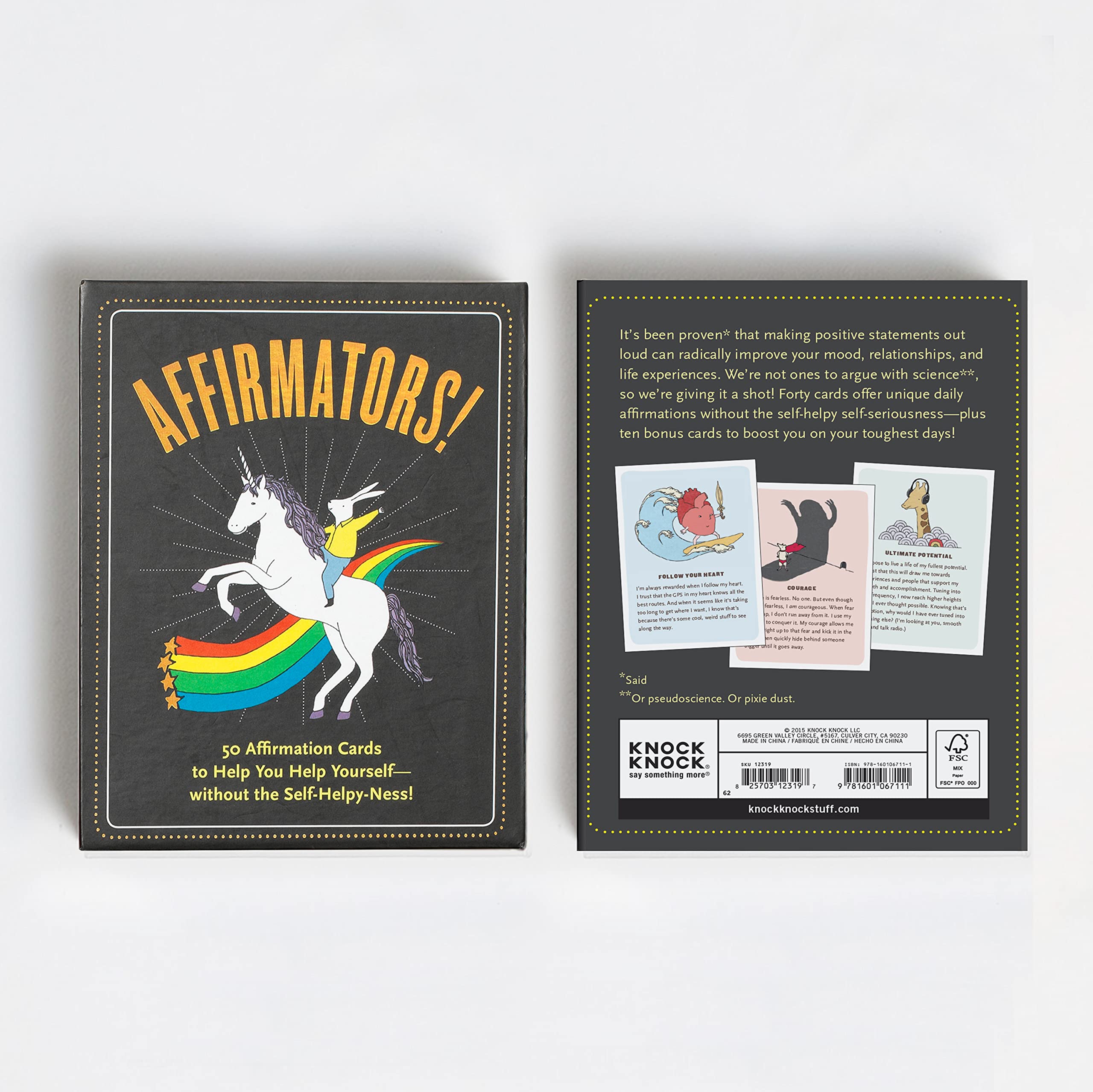 Affirmators! Original: 50 Affirmation Cards Deck For You Help Yourself without The Self-Helpy-Ness (50 Cards) - Image 4