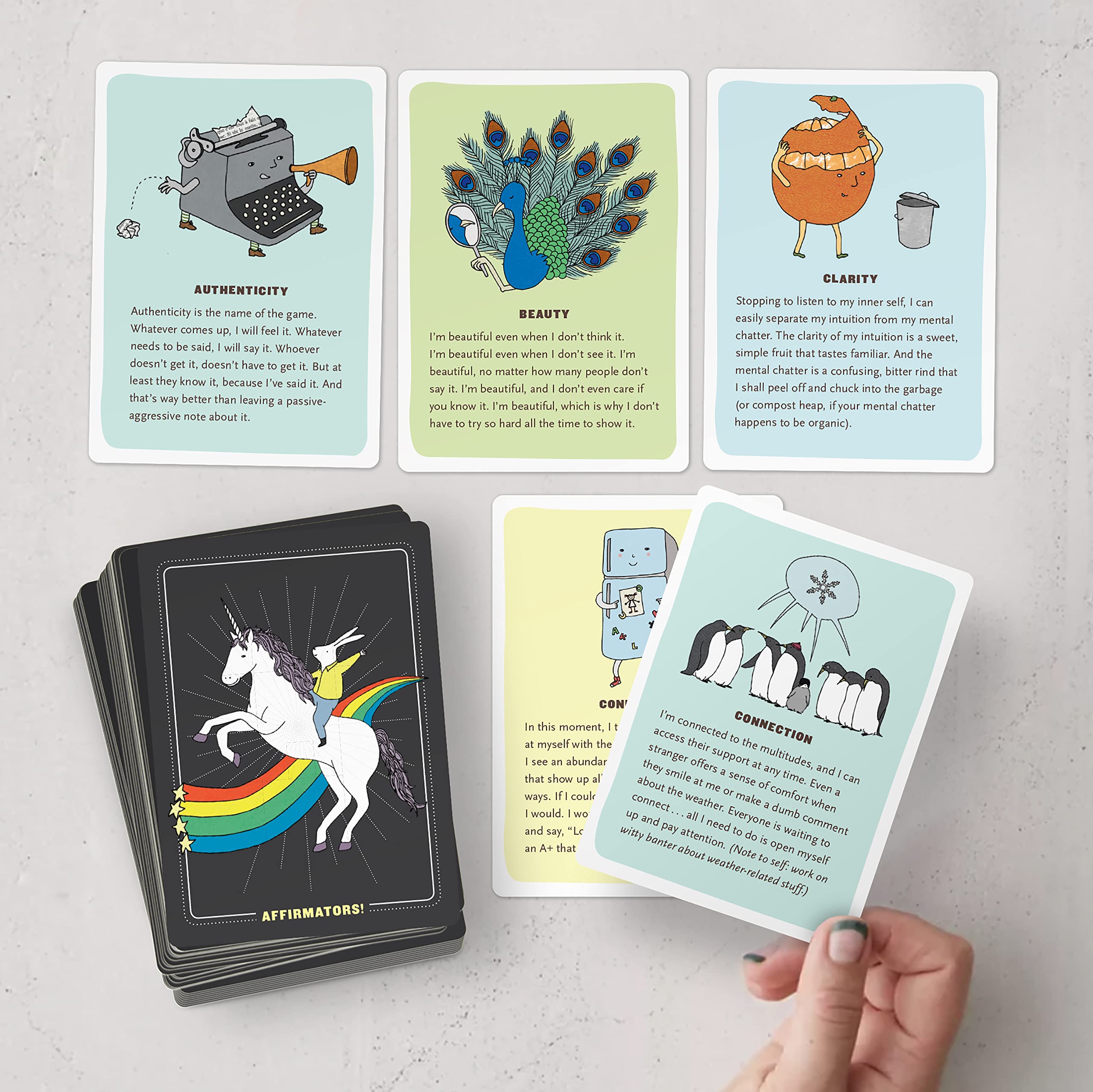 Affirmators! Original: 50 Affirmation Cards Deck For You Help Yourself without The Self-Helpy-Ness (50 Cards) - Image 5