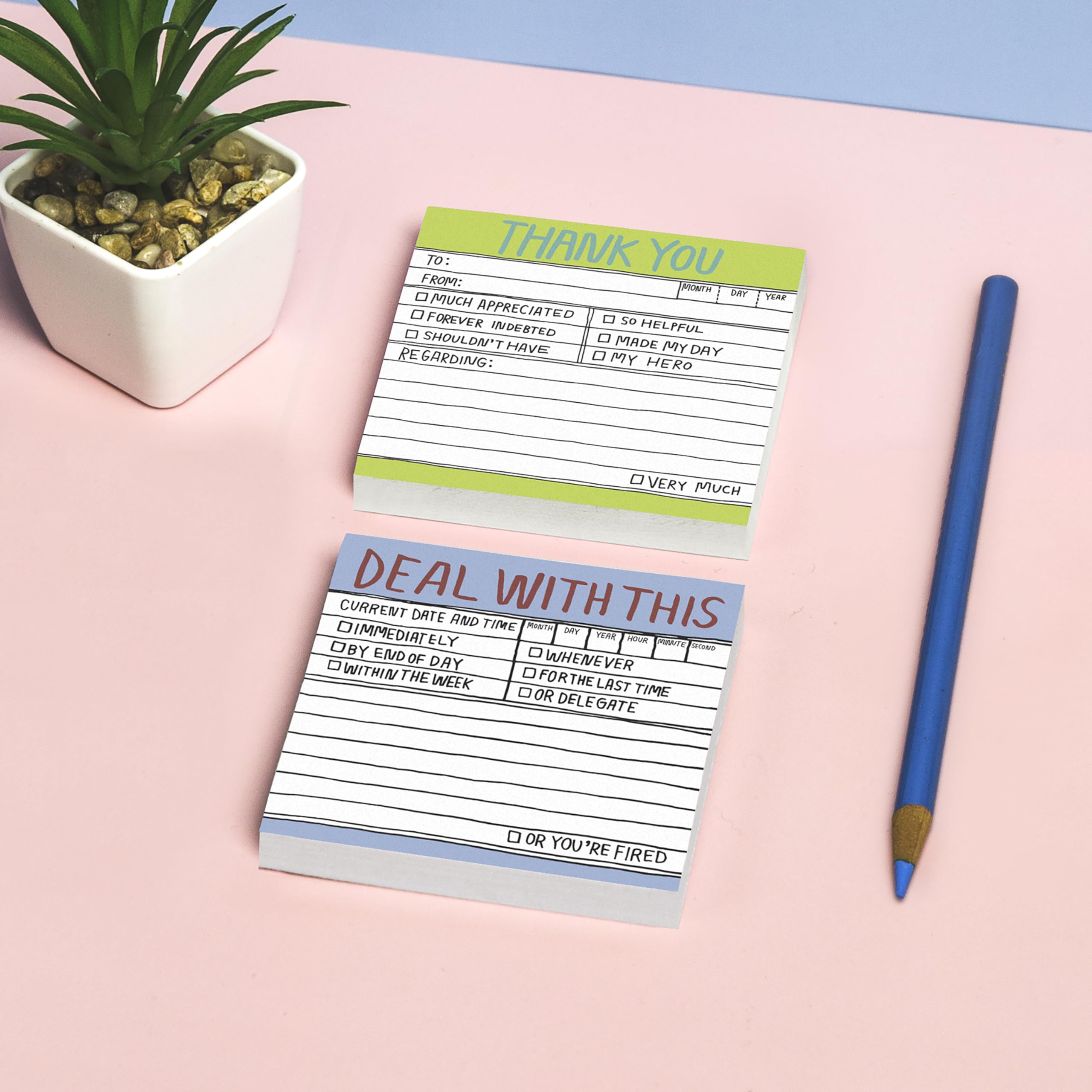 Hand-Lettered Deal With This Sticky Notes - Image 5