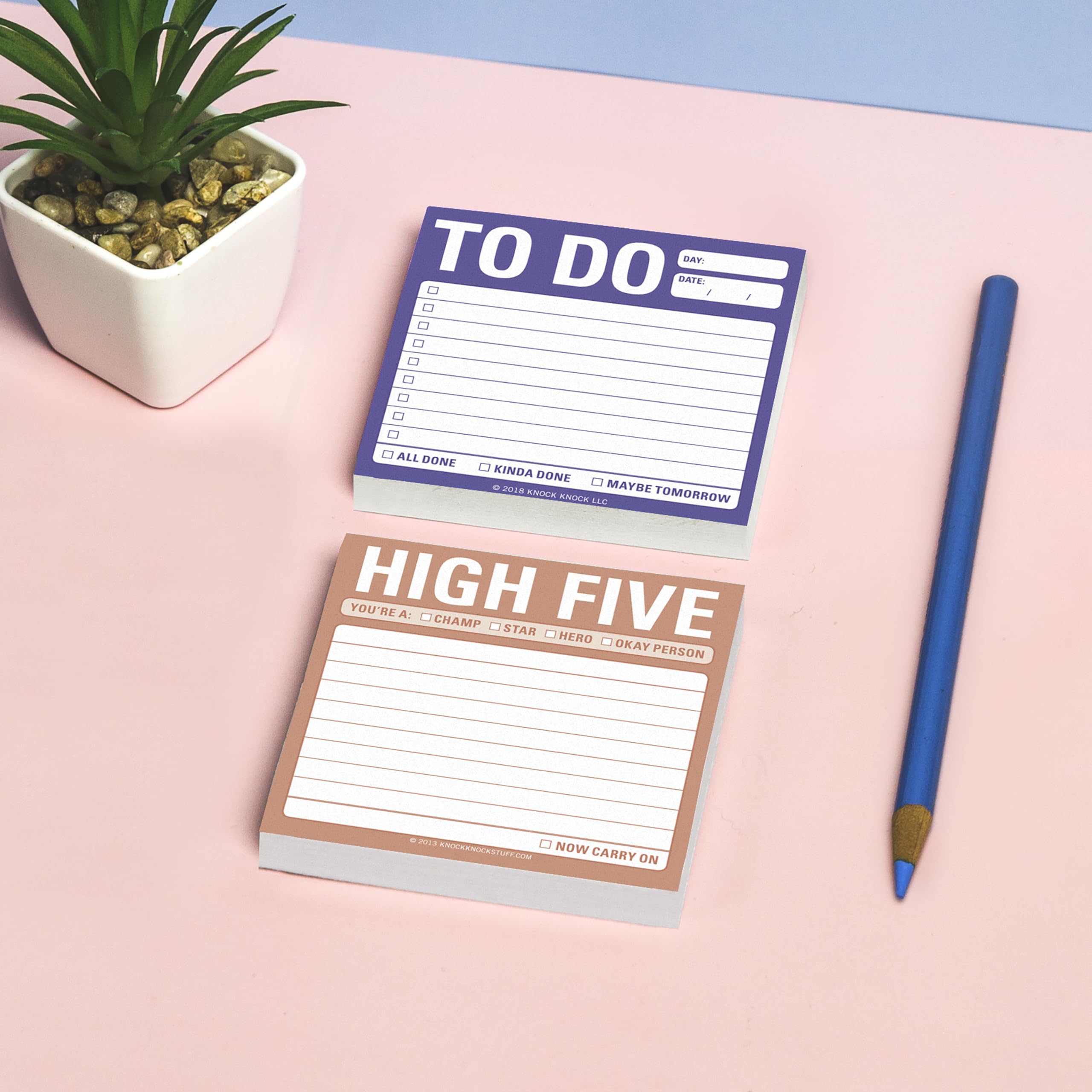 Knock Knock 12447 High Five Sticky Note Pad - Image 6