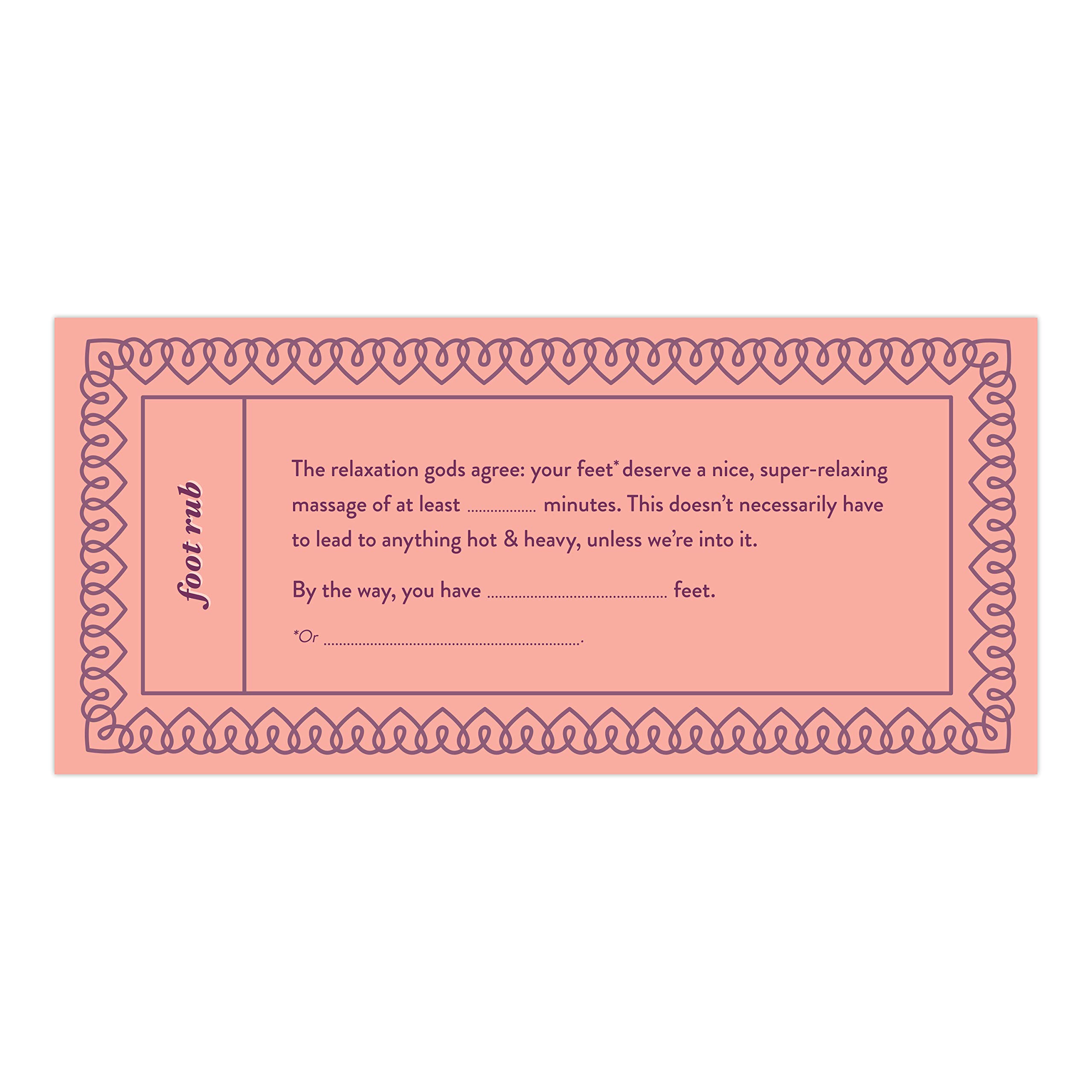 Knock Knock Fill in the Love Love Vouchers, Book of 15 Unique Perforated Coupons, 7.5 x 3.25-inches - Image 3