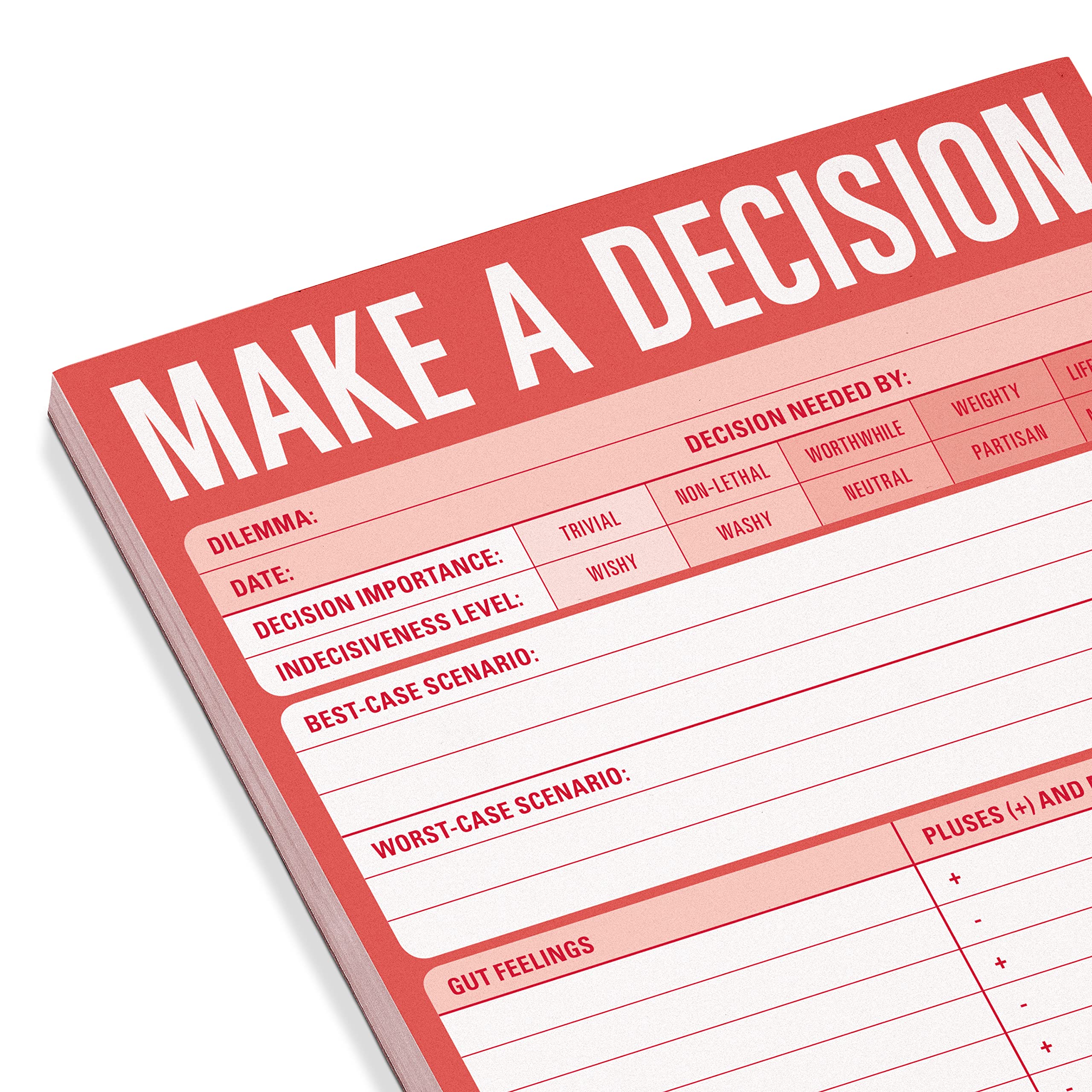 Knock Knock Make a Decision Pad - Image 3