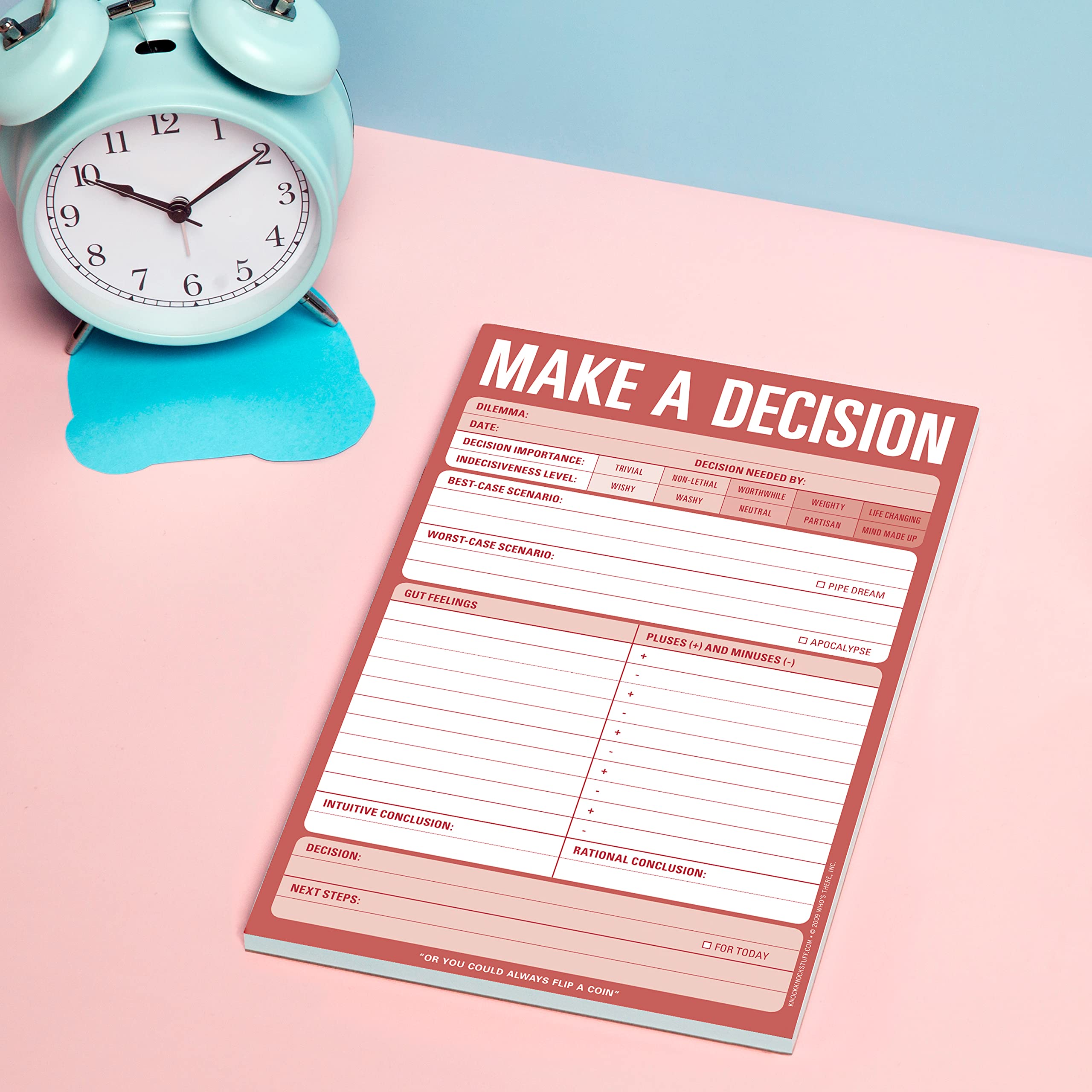 Knock Knock Make a Decision Pad - Image 4